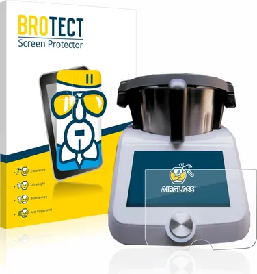 Produktbild von BROTECT Schutzglas für SilverCrest Monsieur Cuisine Smart Schutzfolie Panzer Folie Glas Display Schutz klar