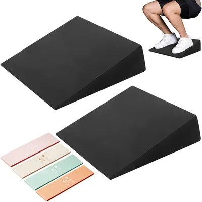Productafbeelding van Set van 2 Calf Stretchers met 5 Fitness Bands