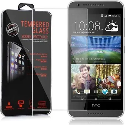 Produktbild von Cadorabo Panzer Folie für HTC Desire 620 Schutzfolie in Transparent Gehärtetes Tempered Display-Schutzglas