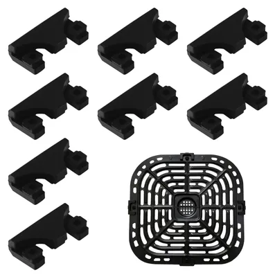 8 Silikon-Airfryer-Füße, Anti-Rutsch, Schutzpuffer