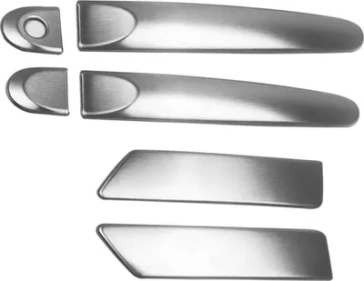 Immagine prodotto di Maniglia della porta cromata per Nissan Juke 2010-2019 argento spazzolato 4pcs