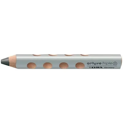 Produktbild von Lyra Groove Triple 1 Farbstifte, 6 Stück silber