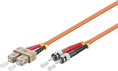 Produktbild von Glasfaserkabel SC-ST OM2 Duplex Patchkabel – 20 Meter