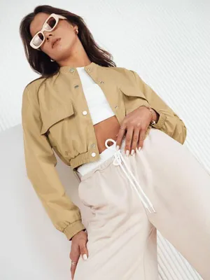 Productafbeelding van Damesjas DSTREET KADYS TY4187, kleur: khaki, maat: S/M