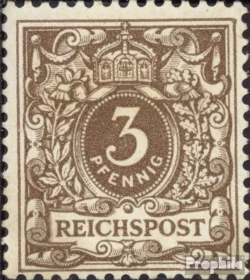 Produktbild von Briefmarken Deutsches Reich 1889 Mi 45 gestempelt Ziffernzeichnung/Reichsadler