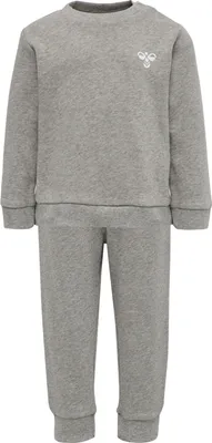 Produktbild von hummel hmlSANTO Baby-Jogginganzug grey melange 56