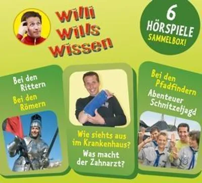 Produktbild von Willi Wills Wissen-(3)Sammelbox Mit 6 Hörspielen