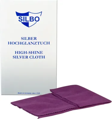 Produktbild von SILBO Hochglanz Silberstofftuch mit Anti-Tarn-Schutz 30 x 24 cm