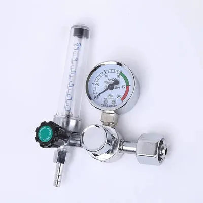 Produktbild von Gasregler - Druckminderer - Für Argon und CO2 - 0–25 MPa - Aluminiumlegierung - G5/8-Gewinde - Farbe wie abgebildet