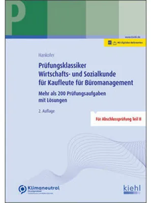 Produktbild von Prüfungsklassiker Wirtschafts- und Sozialkunde für Kaufleute für Büromanagement