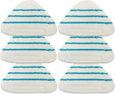 Produktbild von 6 Nachfüll-Mikrofaser-Dampfmopppads für Vileda Dampfreiniger