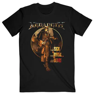 Produktbild von Megadeth The Sick, The Dying … And the Dead Circle Album Art Black 2XL T-Shirt