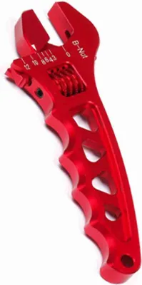 Image de Clé à molette, clé à molette facile à utiliser, inoxydable et légère pour les travaux de bricolage et les réparations automobiles, rouge