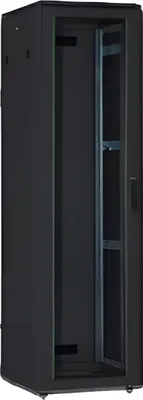 Produktbild von Digitus Netzwerkschrank Unique Serie - 600x800 mm (BxT), Freistehendes Gestell, 800 kg, Schwarz