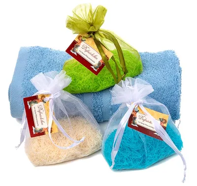 Produktbild von Einseifer Dreierlei Duftsäckchen Kornblume/Birne/Wiener Duft mit Seifennadeln