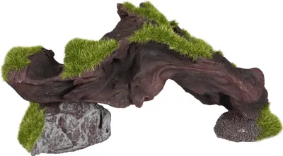 Obrázek produktu pro Dekorace umělá - větev s mechem 17x4x8cm Flamingo