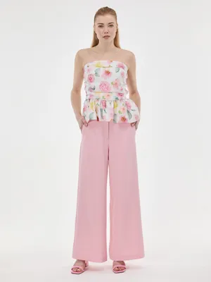 Produktbild von Orsay Hellrosa Damenhose mit weitem Bein 38