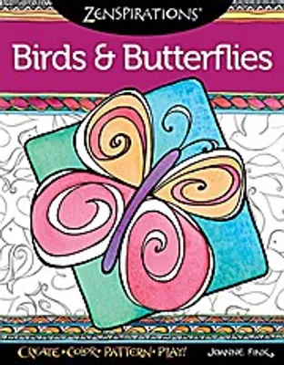 Obrázok produktu pre Zenspirations Coloring Book Birds & Butterflies