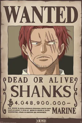 Produktbild von ONE PIECE - Poster Maxi 91cmx51cm - Wanted Shanks