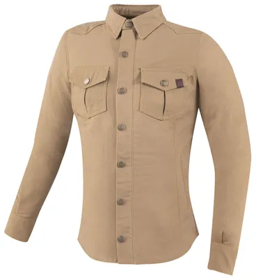 Image de Chemise de moto Bogotto Furrow pour femme, marron, taille L