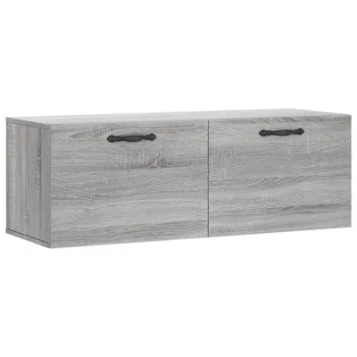 Obrázek produktu pro vidaXL Nástěnná skříňka Grey Sonoma 100x36,5x35 cm výrobek ze dřeva
