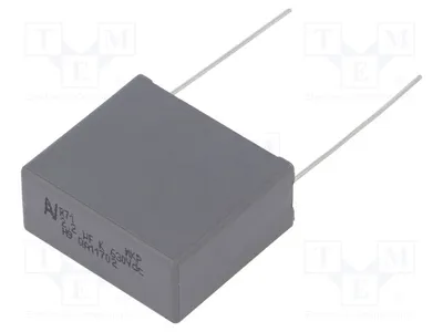 Produktbild von 1x Kondensator: 10% 32x14x28mm 2,2uF 27,5mm  630VDC R71PR42204000K kondensatoren