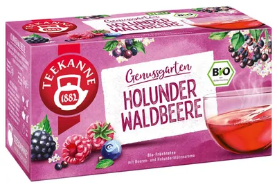Produktbild von Teekanne Genussgarten Holunder Waldbeere  18er