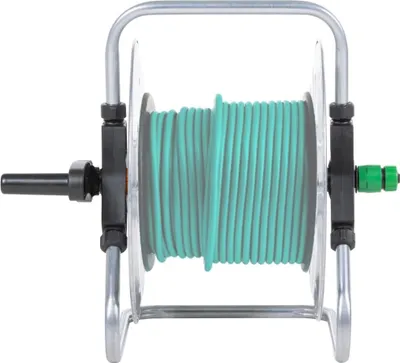 Produktbild von vidaXL Schlauchtrommel Wandmontage für 50 m 1/2" Schlauch Stahl