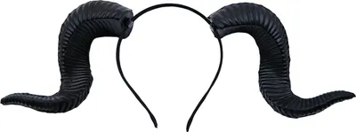 Produktbild von Ziegenhorn-Stirnband, Gothic-Teufelshörner, Haarreif, Halloween-Verkleidung, Haar-Accessoires für Halloween-Partys, Cosplay-Events