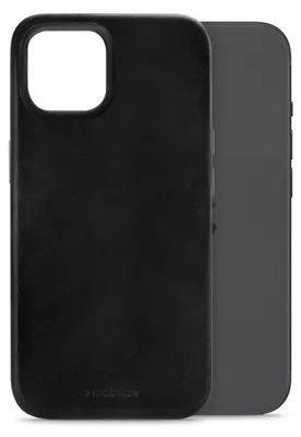 Produktbild von Mobilize Premium iPhone 15 MagSafe Hülle Echtes Leder Backcover - Schwarz