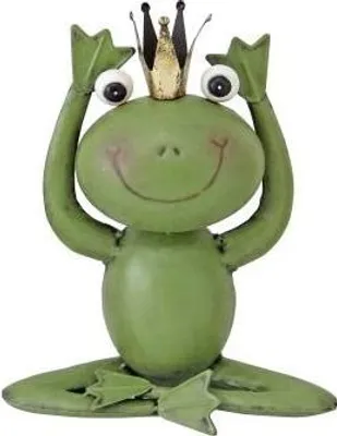 Produktbild von TrendLine Dekofigur Frosch Metall 27 x 23 cm grün