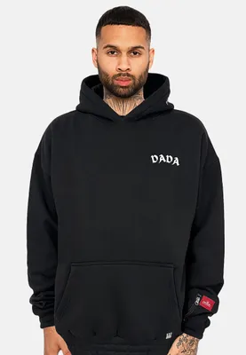 Obrázok produktu pre Mikina DADA Supreme Oversize s potlačou, vreckom na rukáve, klokaním vreckom a kapucňou, veľkosť: S
