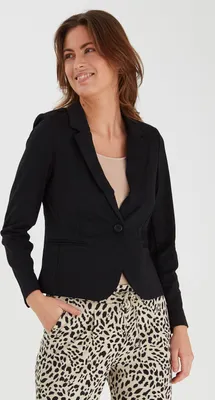 Immagine prodotto di b.young BYRizetta Giacca da donna Giacca blazer Giacca da completo con collo revers elasticizzato 1 bottone Tasche a filetto Vestibilità slim
