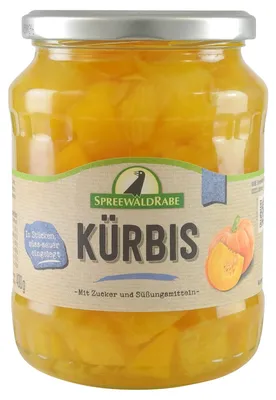 Produktbild von Kürbis süss-sauer (720 ml Glas)