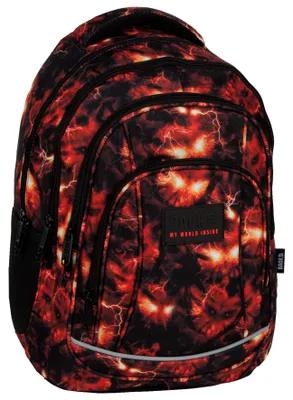 Produktbild von Schulrucksack mit vier Fächern Derform BACKUP Modell A STRANGER
