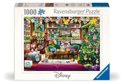 Productafbeelding van Puzzel voor volwassenen, 1000 stukjes - Disney - Disney Kerstcafé
