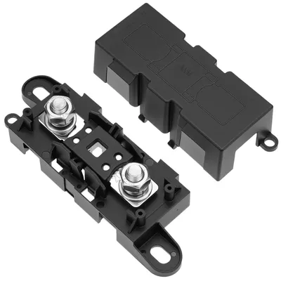 Sicherungshalter mit 200A-Sicherung, max. 500A 58VDC, PA66
