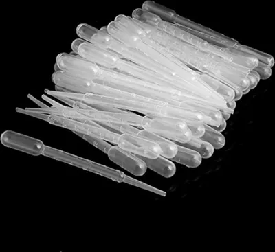 Produktbild von 50pcs Airbrush 3ml Einweg -Plastik -Augentropfen -Transfer -Pipetten mit Absolventen