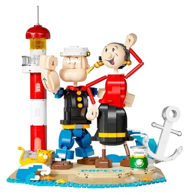 Obrázek produktu pro Popeye – Stavebnice Popeye a Olivie, 1500 dílků