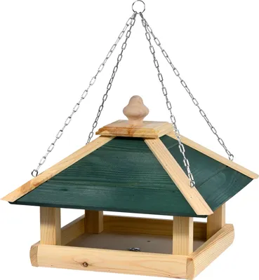 Produktbild von dobar großes Vogelfutterhaus "Narsaq" mit Kette, hängend