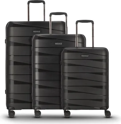 Produktbild von REDOLZ Essentials 10 Trolley Set 3-teilig Black Metallic 2 schwarz 55cm