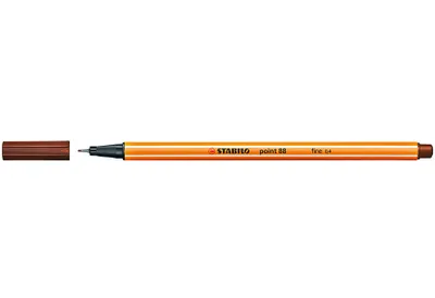 Immagine prodotto di STABILO Fineliner STABILO® point 88®, 0,4 mm, braun 10 Stück Verkaufseinheit 661242 4006381105309