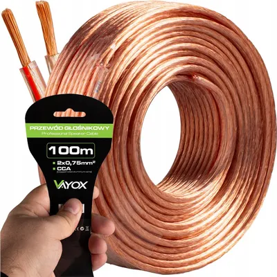 Produktbild von Vayox Lautsprecherkabel VA0312 | CCA 2x0,75mm | 100m