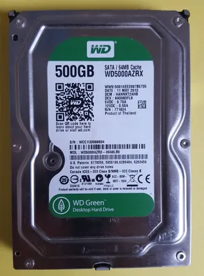 Obrázok produktu pre Western Digital 500GB Caviar Green, 500 GB, 64 MB, 3.5", Serial ATA III