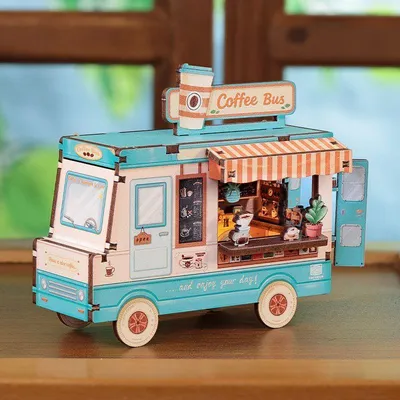 Produktbild von Mini-Booknook Café Bus