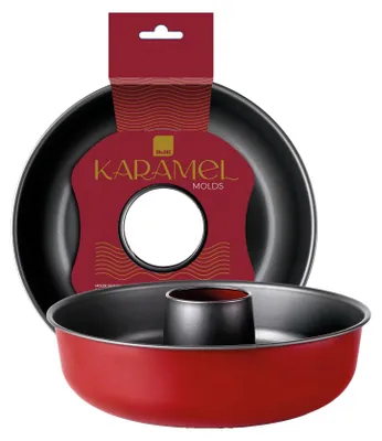 Savarin-Backform 25 cm, Kohlenstoffstahl, Antihaftbeschichtung