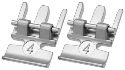 Reißverschlussfuß, 2 Stück, Metall, kompatibel mit Pfaff, Modell 820248096