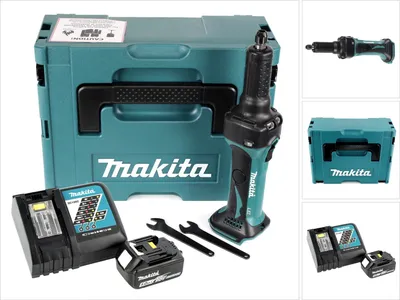 Produktbild von Makita DGD 800 RT1J Akku Geradschleifer 18V + 1x Akku 5,0Ah + Ladegerät + Makpac