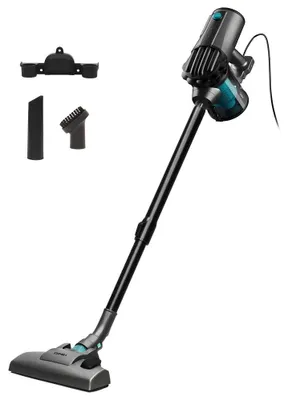 2-in-1 Stabstaubsauger 600 W Zyklontechnologie Filter 6 m Blau