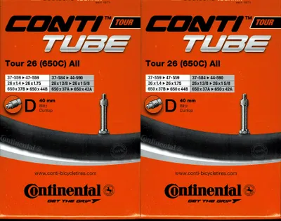 Produktbild von 2x Continental Tour 26 all Schlauch 26 Zoll DV (37/47-559/597) DV 40mm